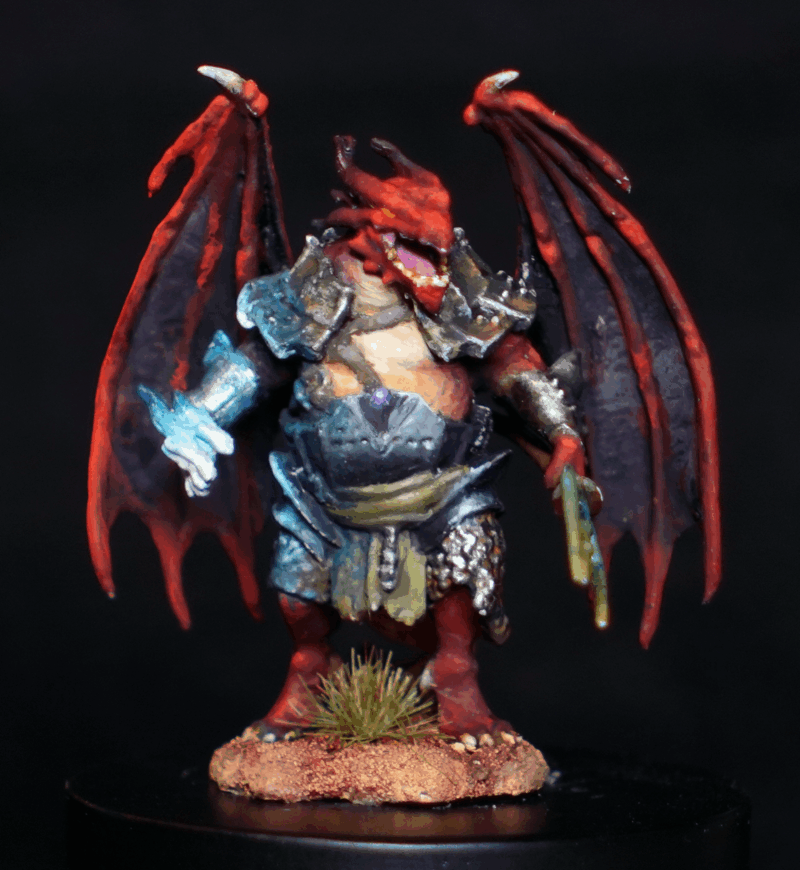 Draconian Mage | Hand-Painted Miniature | 32mm Scale | D&D, TTRPG