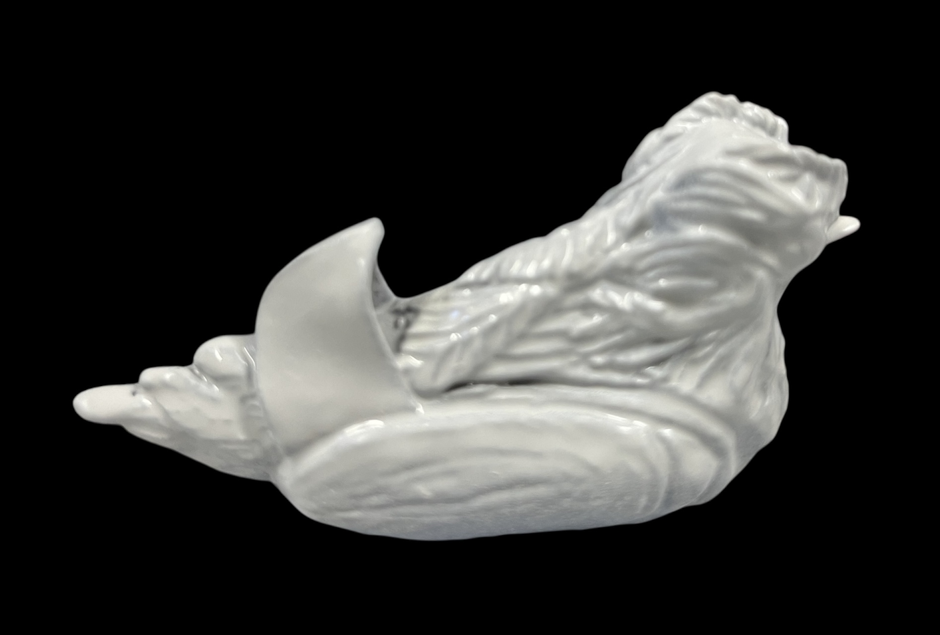 Mandarin Duck Unpainted sculpture right