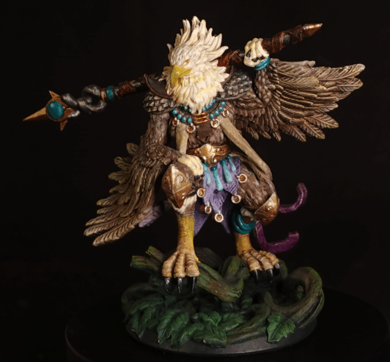 Birdfolk Knight | Hand-Painted Miniature
